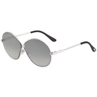【TOM FORD】經典八字 太陽眼鏡(銀色)