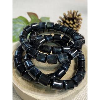 【Cocozy世界水晶原礦】藍虎眼桶珠 9mm+(讓人洞悉事理的鷹眼石 創業必備 改善人際關係)