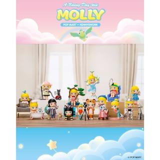 【POPMART 泡泡瑪特】Molly茉莉女孩 放空的一天系列公仔盒玩(12入盒裝)