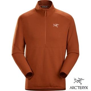 【Arcteryx 始祖鳥】男 Kyanite AR 刷毛 套頭衫(紅土棕)