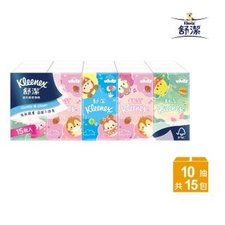 【Kleenex 舒潔】寶可夢面紙_紙手帕_10抽x15包/組