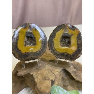 【Cocozy世界水晶原礦】戰國黃瑪瑙樹洞(招財 旺財 聚財聚寶盆)