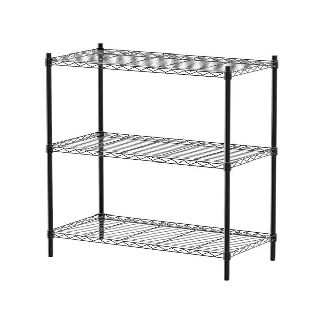 【dayneeds 日需百備】輕型 90x45x90公分烤漆三層架 兩色可選(鐵力士架/收納層架/展示架/層架/鐵架)