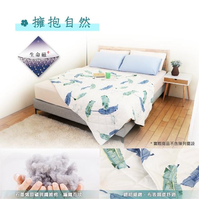 【日本旭川】醫護級生命磁石墨烯四季毯被140x225CM-速(多款花色 奈米遠紅外線)
