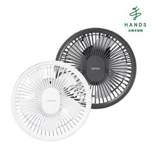 【TOKYU HANDS 台隆手創館】KINYO無線遙控LED吊扇/露營扇 UF-7065(白/灰)