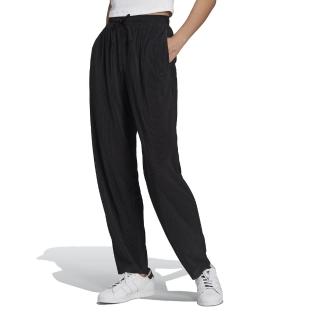 【adidas 愛迪達】運動長褲 休閒 時尚 褶皺 PANTS 女 - HF7541