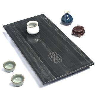 【步騰云】60X30cm 吉祥如意福祿雙全石茶盤(WM-GTQ-12)