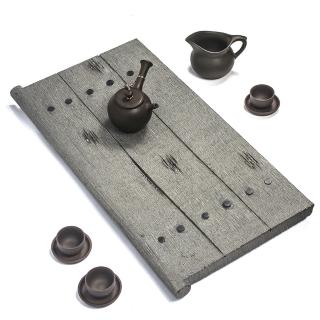 【步騰云】60X30cm 歲月之門石茶盤(WM-GTQ-13)