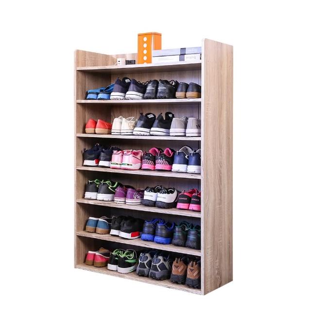 【A級家居】低甲醛附插座六層收納鞋櫃 寬81公分(收納櫃 鞋架 置物櫃)