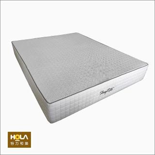 【HOLA】SleepRite恆溫凝膠乳膠 冰絲乳膠獨立筒捲床床墊(單人加大3.5x6.2呎)