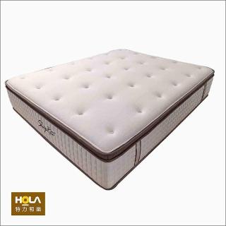 【HOLA】SleepRite天然馬毛 乳膠獨立筒捲床床墊(單人加大3.5x6.2呎)