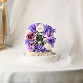 【Flower Plus】F2 紫小摩天輪(永生花)