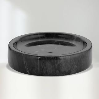 【KELA】Liron大理石肥皂盒(黑)