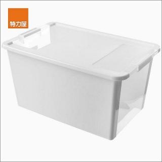 【特力屋】組義大利KIS Bi Box附蓋收納箱L 白-2入