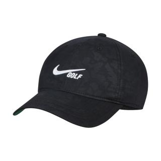 【NIKE 耐吉】DRI-FIT HERITAGE 96 PRIMAL DEBOSS 高爾夫球帽 黑色(DC0779-010)
