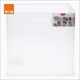 【特力屋】日本 Sanka squ+ 可堆疊收納盒 透明色 SD尺寸 型號NIB-SDCL 不含上蓋