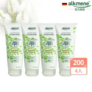 【德國alkmene歐珂蔓】茶樹精油淨膚抗痘沐浴乳200ml(買2送2)