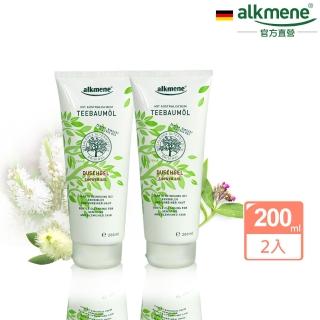 【德國alkmene歐珂蔓】茶樹精油淨膚抗痘沐浴乳200ml(買1送1)