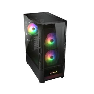 【COUGAR 美洲獅】DUOFACE RGB 雙面俠 中塔機箱 雙面板設計 電腦機殼