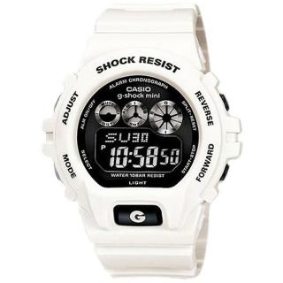 【CASIO 卡西歐】日限 G-SHOCK mini 秒殺款/白x黑面(GMN-691-7AJF)