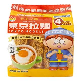 【東京拉麵】即食迷你拉麵4入-雞汁 112g