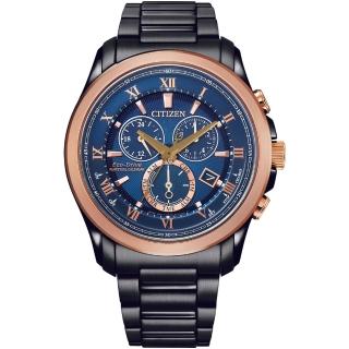 【CITIZEN 星辰】Eco-Drive 亞洲限定萬年曆腕錶(BL5546-81L)