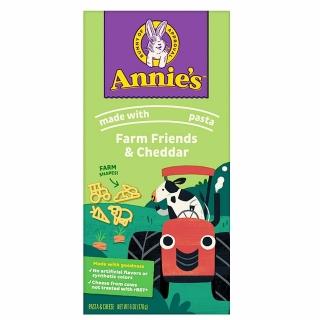 【美國ANNIES】切達起司農場動物造型麵170G(番茄 起司 義大利麵)
