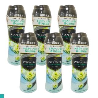 【P&G】洗衣芳香顆粒 470ml罐裝 黑綠色 6入組(翡翠花香)