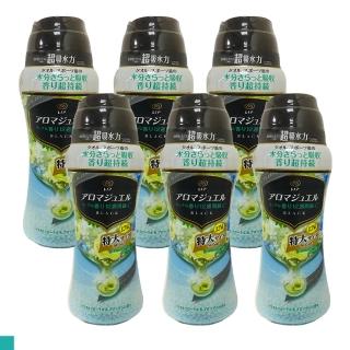 【P&G】洗衣芳香顆粒 805ml罐裝 黑綠色 6入組(翡翠花香)