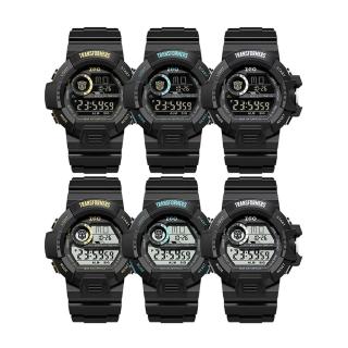 【TRANSFORMERS 變形金剛】變形金剛聯名 潮流運動錶 多功能防水電子錶 兒童 學生 青少年 手錶(平輸品)