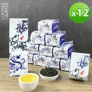 【茶曉得】杉林溪高山手採烏龍茶葉150gx12包(3斤;春茶精選)