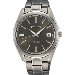 【SEIKO 精工】CS 系列 鈦金屬 超輕經典男錶 40mm(6N52-00B0D/SUR375P1)