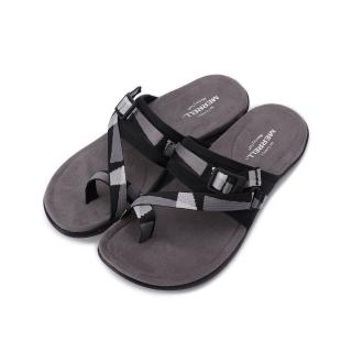 【MERRELL】DISTRICT 3 WRAP WEB 織帶拖鞋 黑 女鞋 ML004198