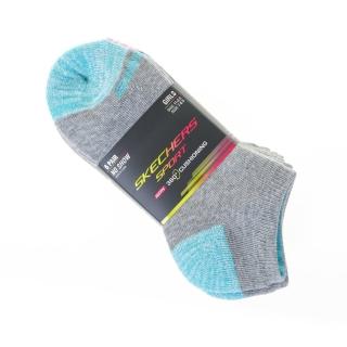 【SKECHERS】女童運動踝襪(S108265-080)
