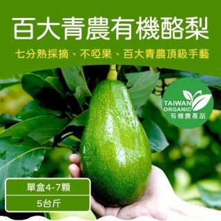 【農頭家】大內有機變色酪梨(4-8顆/5斤)