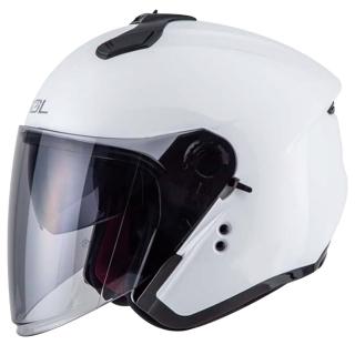 【SOL】SO-XP 素色 素白 3/4罩式 開放式安全帽(內襯│半罩│加長型鏡片│內藏墨鏡)