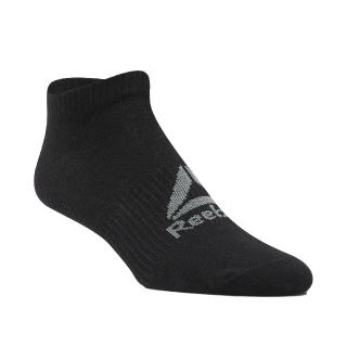 【REEBOK】襪子 ACT FO U 黑 灰 短襪 男女款 短筒襪 休閒 穿搭 運動(FR8259)