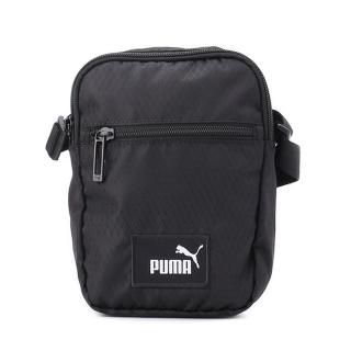 【PUMA】菱格紋路小側背包 黑  079422-01