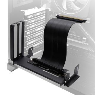 【EZDIY-FAB】新多角度調節垂直顯示卡支架 GPU支架 VGA支撐架套件-附20CM PCIE 3.0排線(3.0直立式顯卡支架)