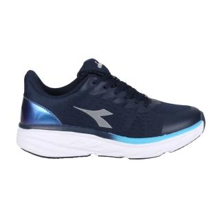 【DIADORA】男專業避震慢跑鞋-加寬楦-運動 反光 丈青藍灰(DA71262)