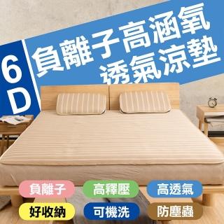 【YAMAKAWA山川】負離子透氣舒適涼墊(加大180x186)