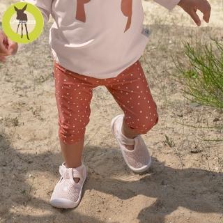 【Lassig】嬰幼兒抗UV七分游泳尿布褲-橘紅點點(2022款式)