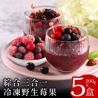 【200g小包裝】美國進口野生小藍莓5包(即期品；有效期至2022.09.29)