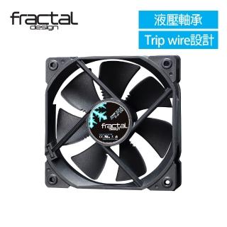 【Fractal Design】Dynamic X2 GP-12 120mm多功能系統風扇-黑(液壓軸承有效降噪)