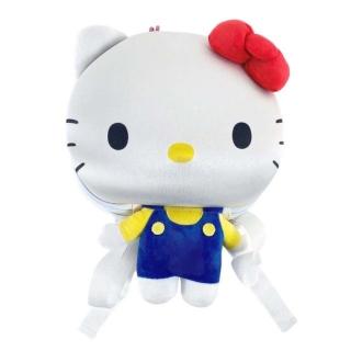 【小禮堂】Hello Kitty 兒童造型硬殼後背包 《大頭款》(平輸品)