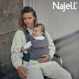 【Najell】嬰兒揹帶Easy(多款可選 秒吸磁扣 網眼透氣)