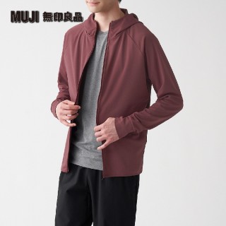 【MUJI 無印良品】男女適用/抗UV聚酯纖維拉鍊連帽外套(共5色)