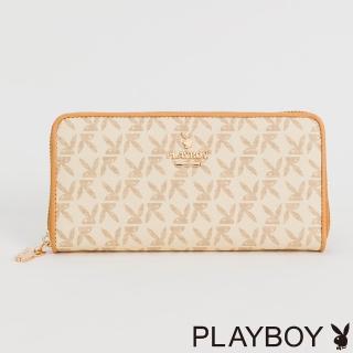 【PLAYBOY】ㄇ拉長夾 小南法系列(米白色)