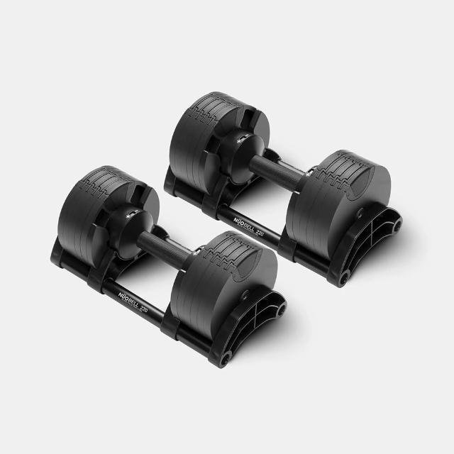【NUO】220可調式啞鈴20KG-2入(榮獲美國GQ雜誌票選最佳啞鈴)