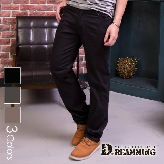 【Dreamming】超輕薄透氣伸縮休閒直筒褲 商務褲(共三色)